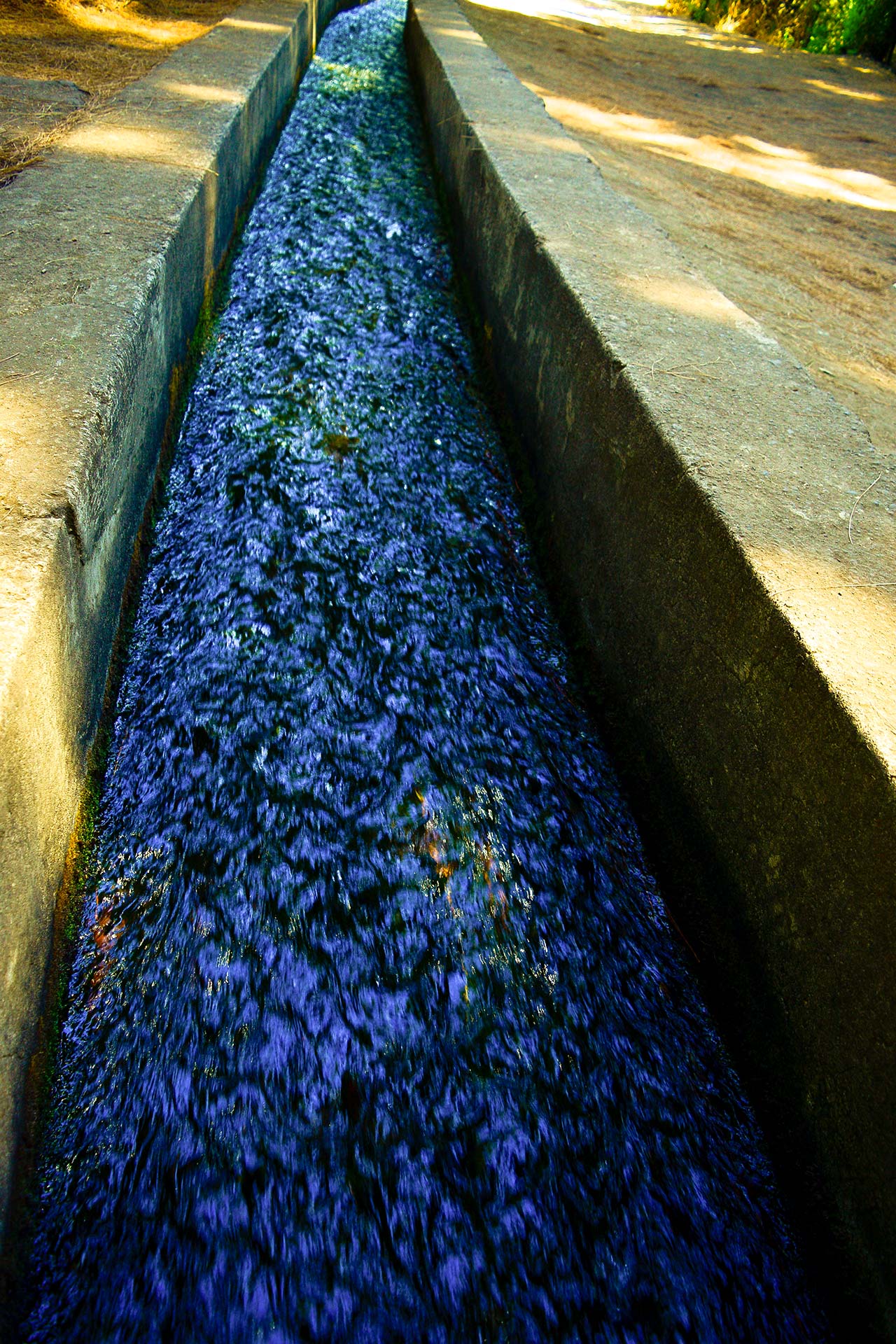 Canal de agua que sigue el sendero hasta llegar al Manantial De Marcos y Cordero - Taxi hacia el sendero de Marcos y Cordero